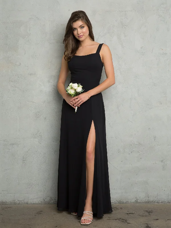 Eva Fashion 3485 Bridesmaids Long Slit Formal DressTighter