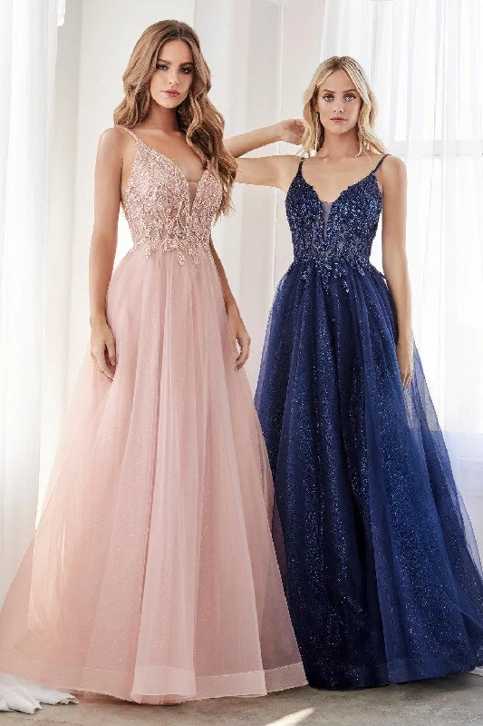 Cinderella Divine CD0154 Long Formal Ball Gown Prom Dress BlushTightcommunity