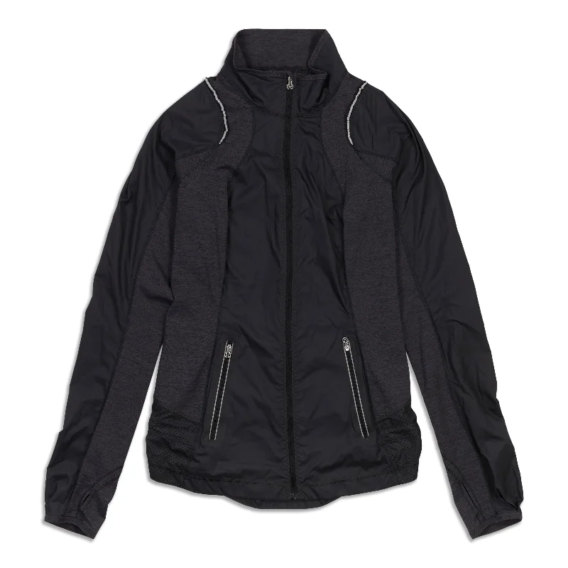 Run Featherweight Hybrid Jacket - ResaleVarsity Jackets