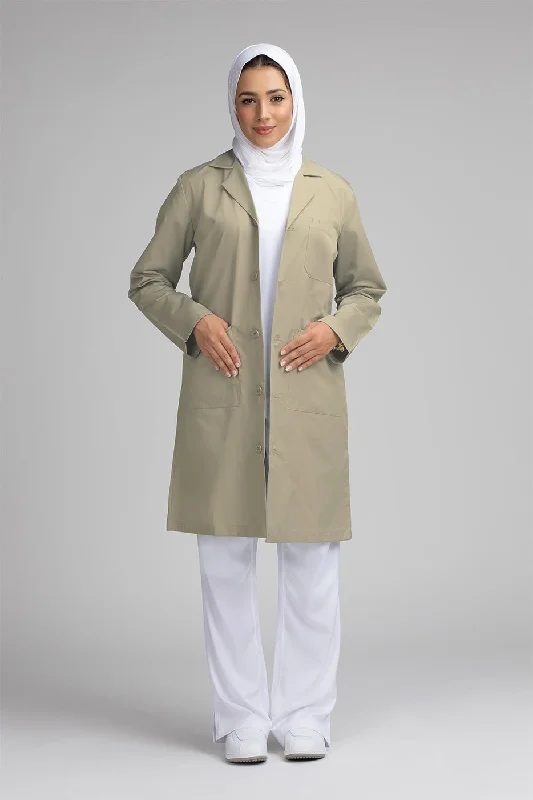 Unisex Long Jacket / Labcoat - SC 101C KhakiLounge Jackets