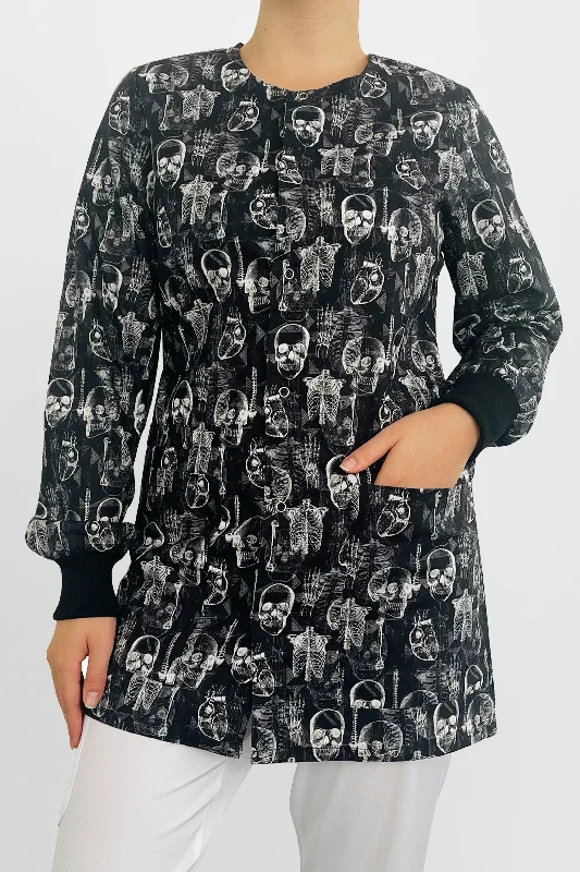 X Ray Printed Scrub JacketRecycled Fabric Jackets