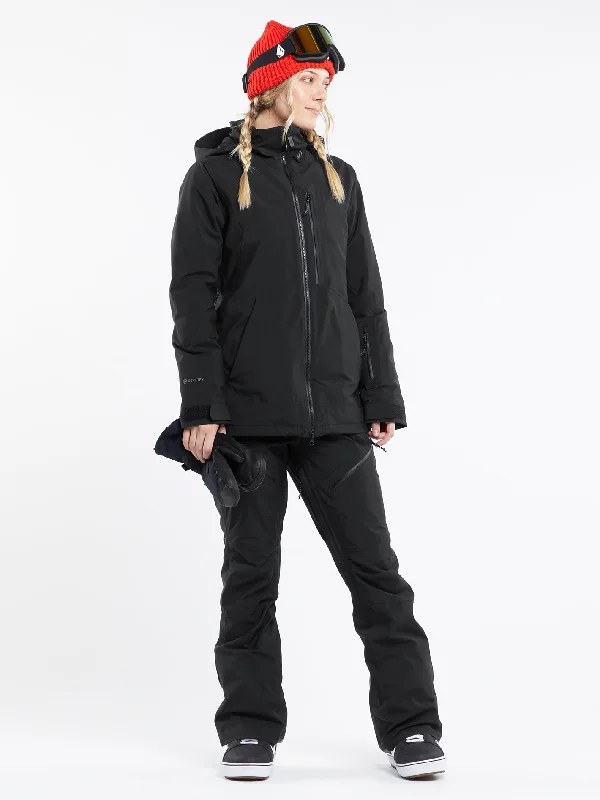 Hunting Knit TopsWomens 3D Stretch Gore Jacket - Black