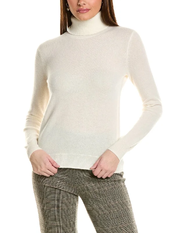 Metallic Knit TopsAmicale Cashmere Basic Turtleneck Cashmere Sweater