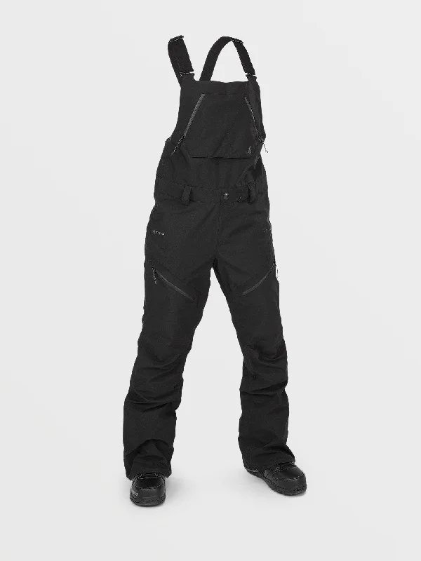 Cultural Knit TopsWomens Elm Stretch Gore Bib Overalls - Black