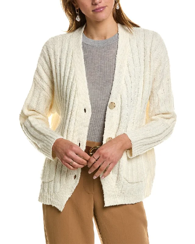 Hip-Hop Knit TopsReiss Annie Relaxed Wool-Blend Cardigan