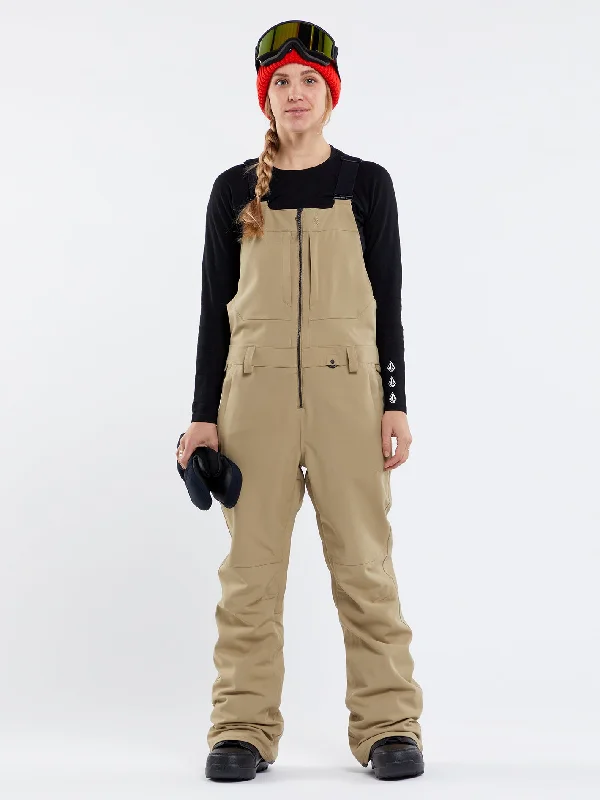 Fall Knit TopsWomens Swift Bib Overalls - Dark Khaki