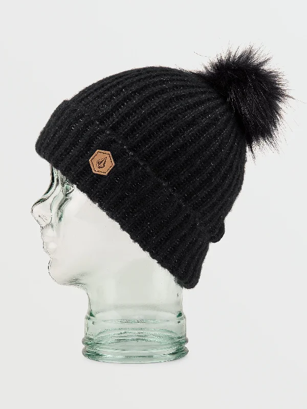 Turtleneck Knit TopsWomens V.Co Lyra Beanie - Black