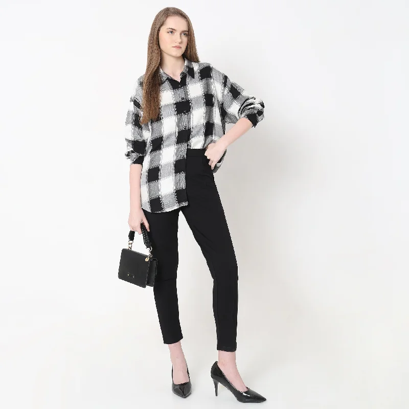 Relaxed Fit ShirtsOversize Checkered Shirt