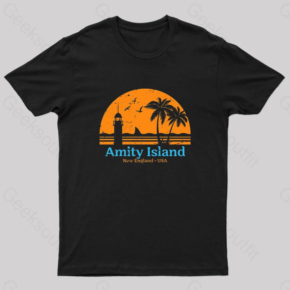 Amity Island Geek T-ShirtHiking T-Shirts