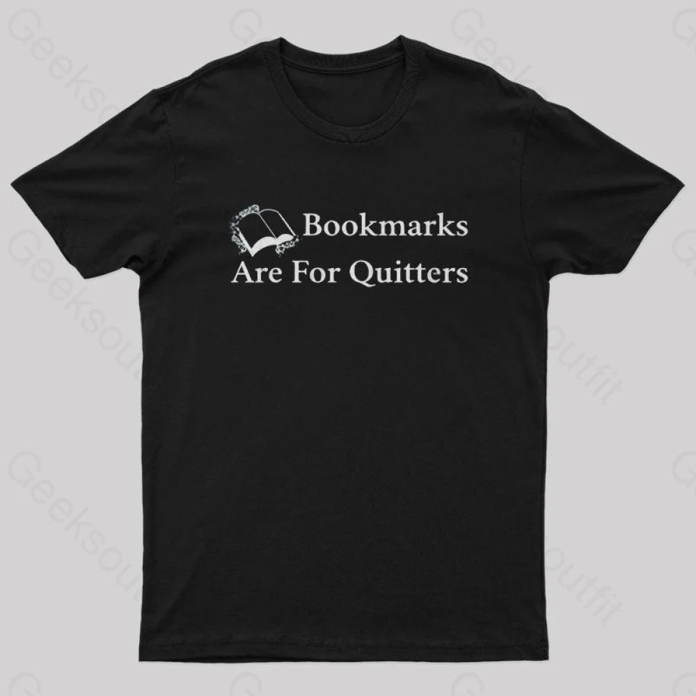 Bookmarks Are For Quitters Nerd T-ShirtVelvet T-Shirts