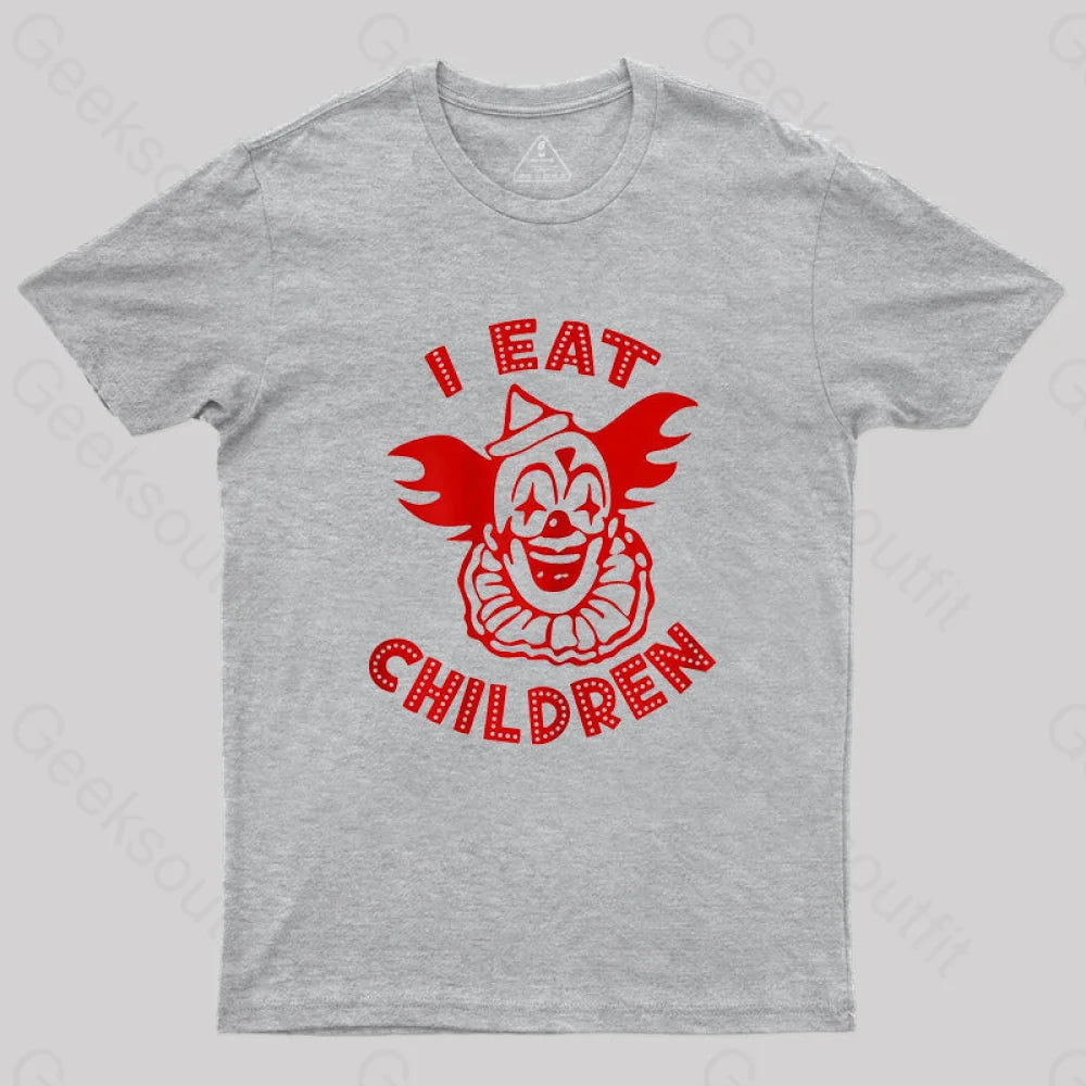 Clown I Eat Children T-ShirtEmbroidered T-Shirts