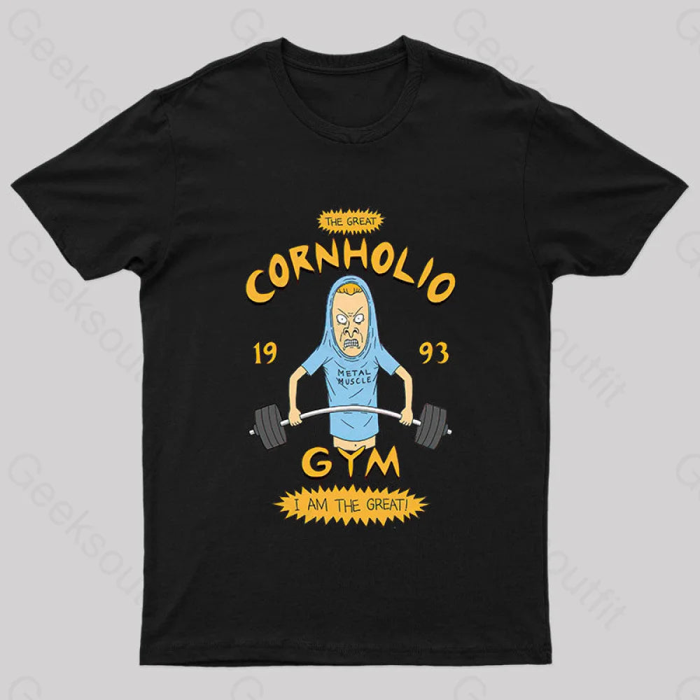 Cornholio GYM Nerd T-ShirtGlitter T-Shirts