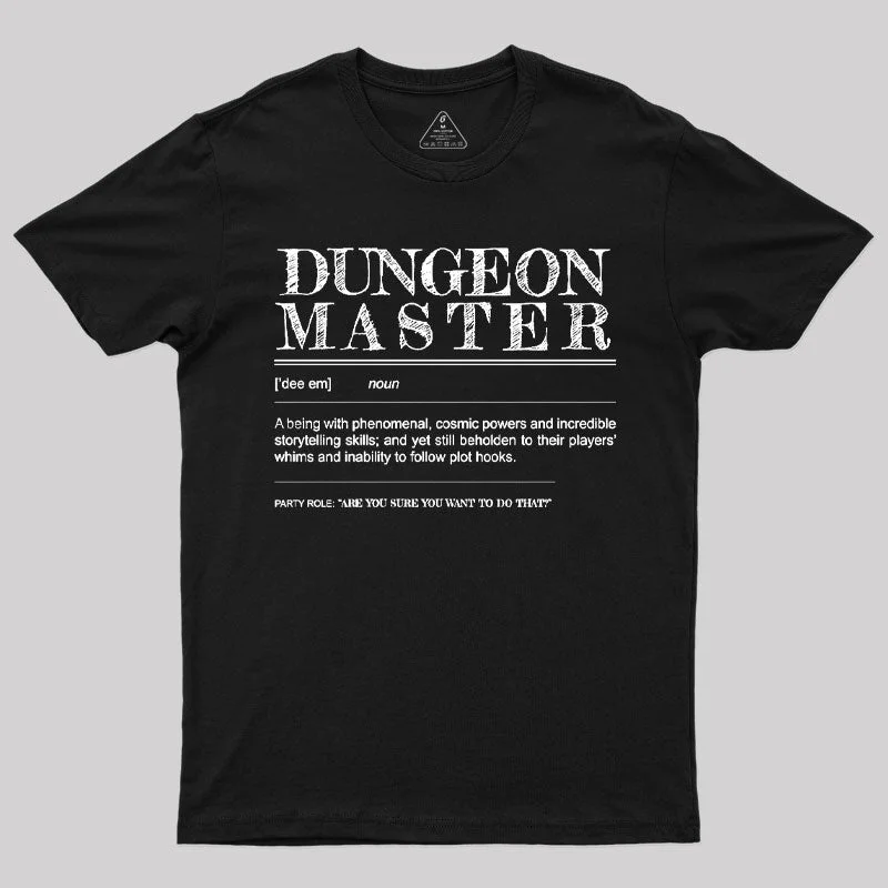 Dungeon Master Definition T-ShirtPocket T-Shirts