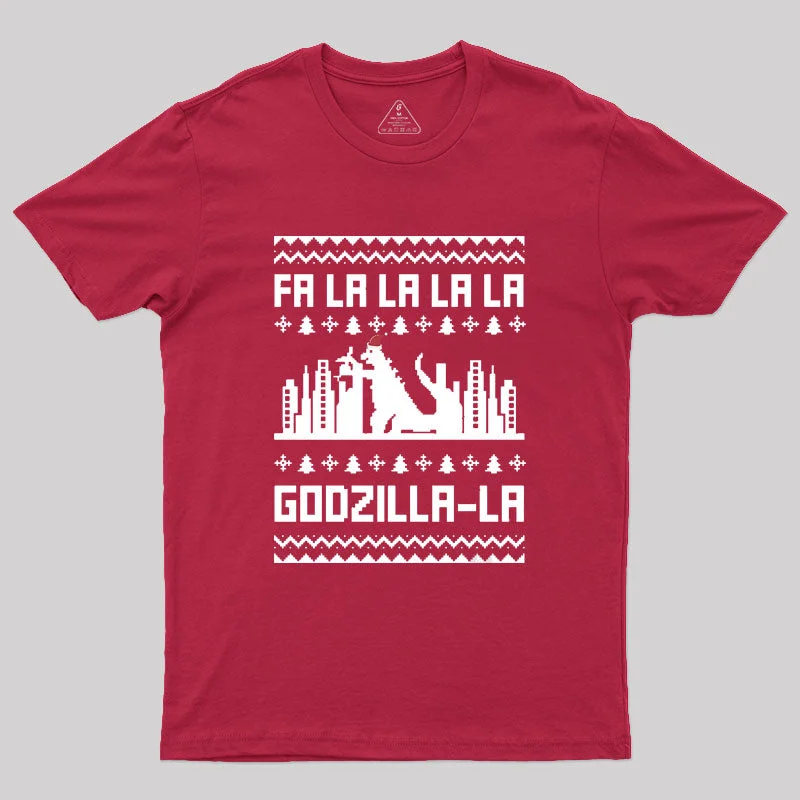 Fa La La La La Monster La Geek T-Shirt (Copy)Work T-Shirts