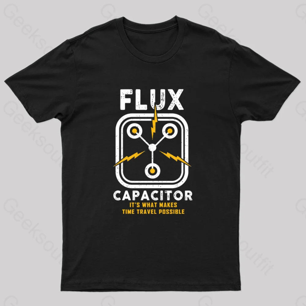 Flux Capacitor A Journey Through Time Classic Nerd T-ShirtYoga T-Shirts