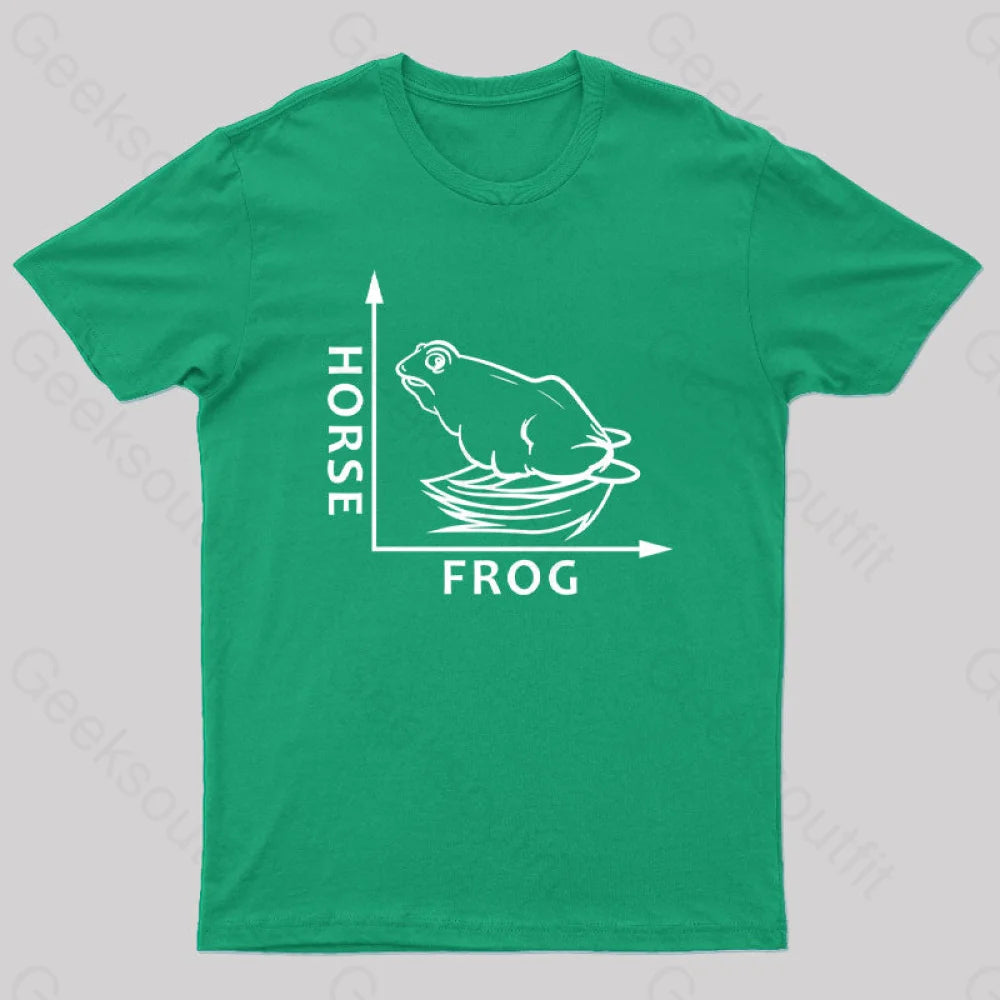 Frog or Horse Geek T-ShirtThermal T-Shirts