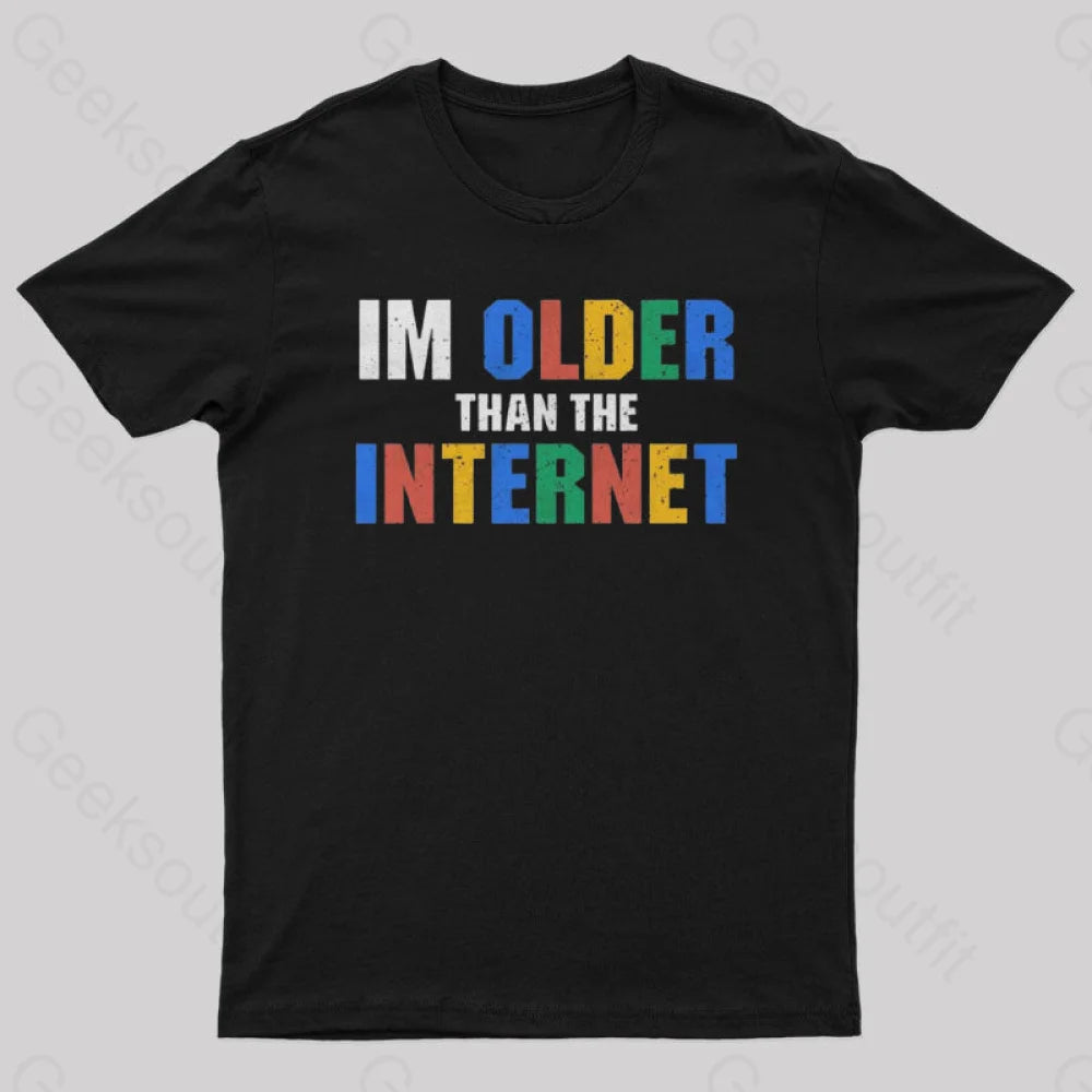 I Am Older Than The Internet Nerd T-ShirtStreetwear T-Shirts