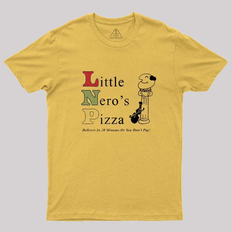 Little Nero's Pizza Home Alone T-ShirtRelaxed Fit T-Shirts