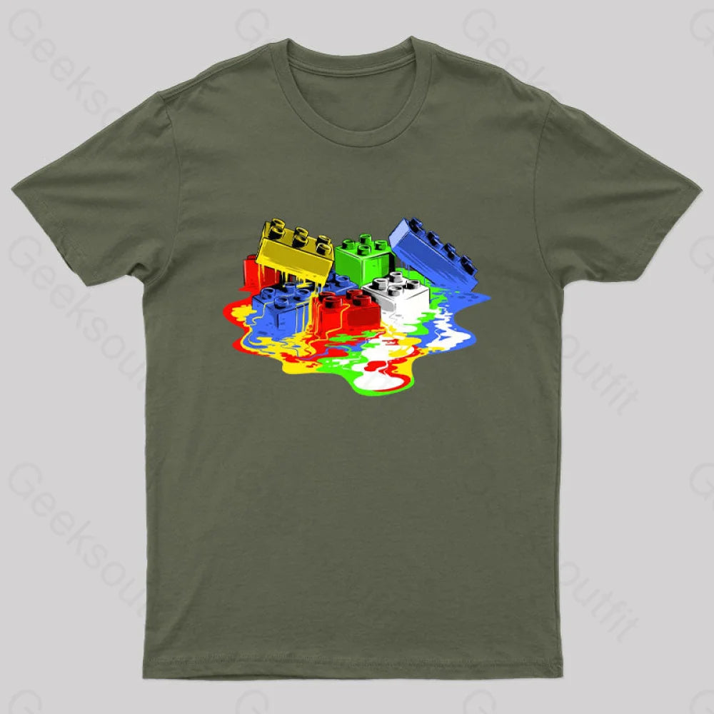 Melting Bricks T-ShirtSheer T-Shirts