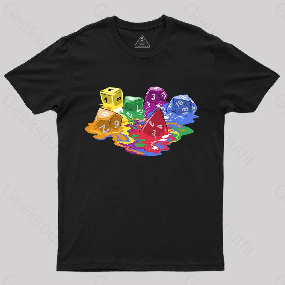 Melting Dice T-ShirtSleep T-Shirts