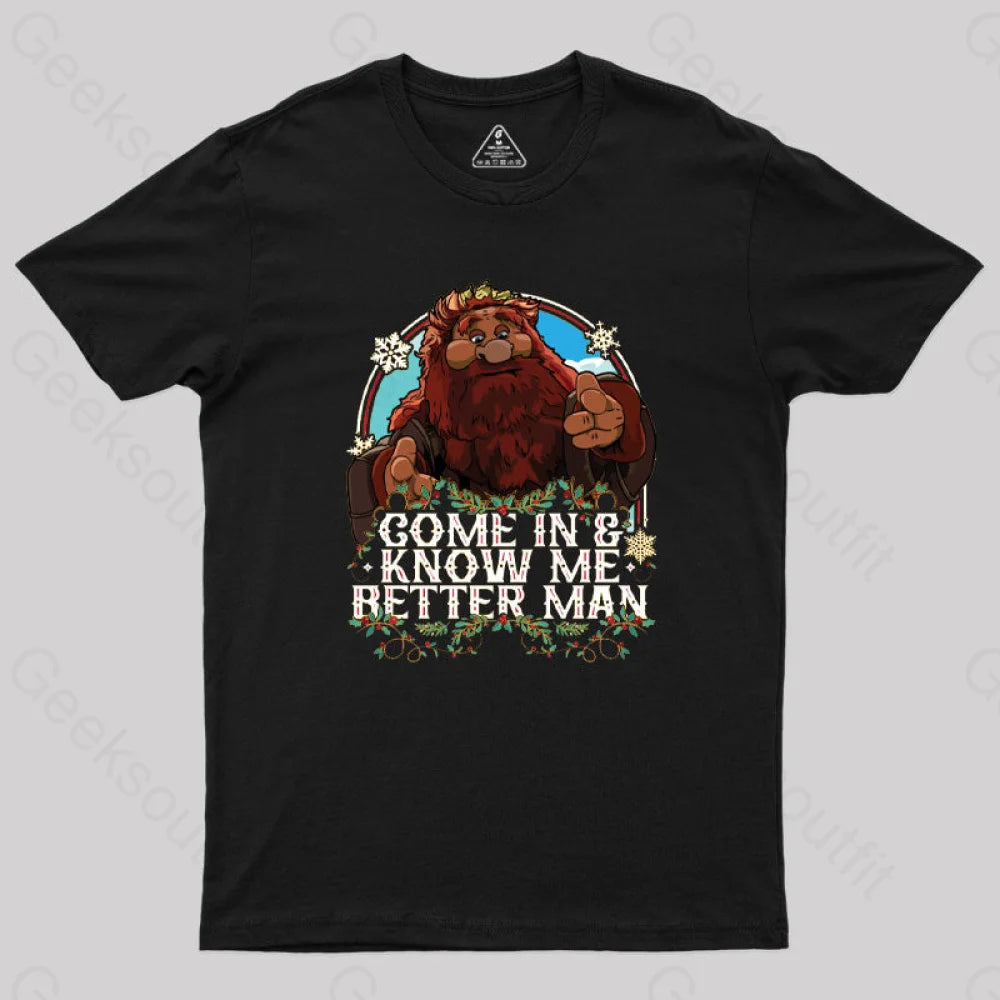 Muppet Christmas Carol - Come In And Know Me Better Man T-ShirtMetallic T-Shirts