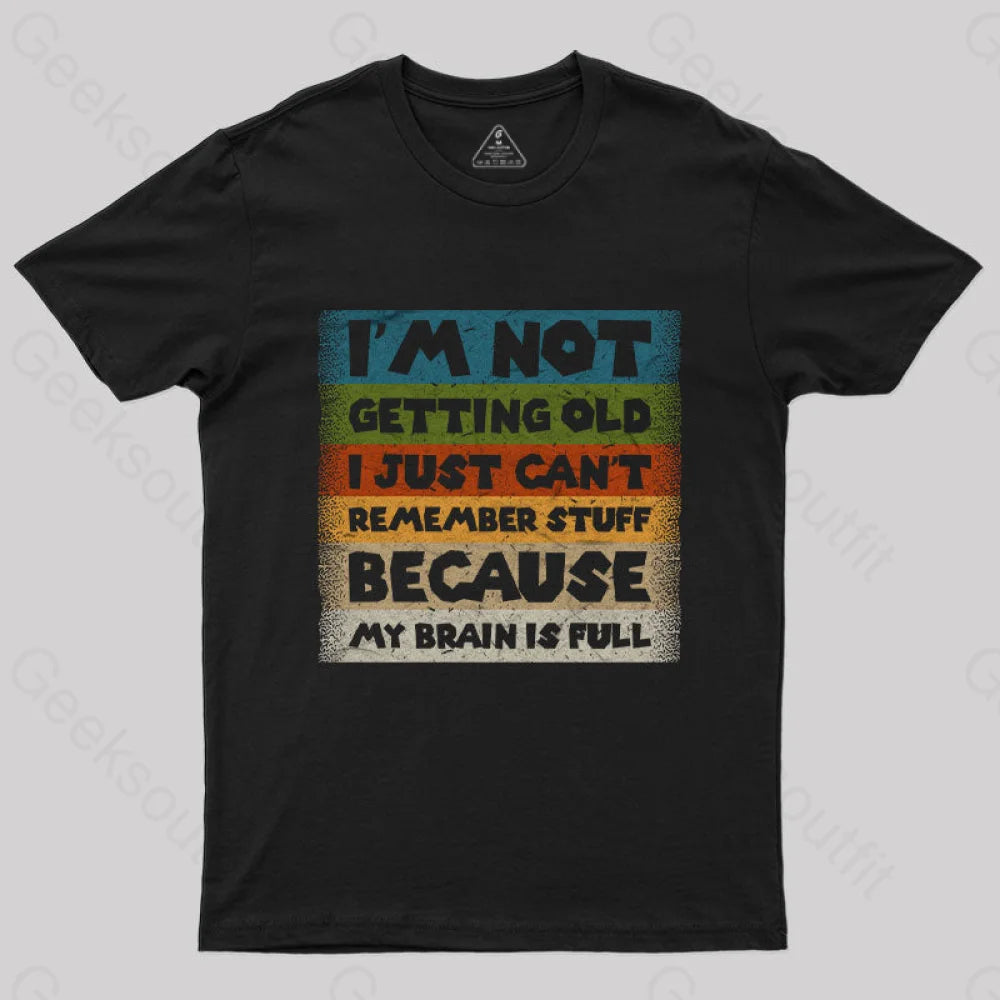 My Brain is Full T-ShirtPunk T-Shirts