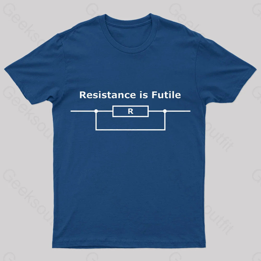 Resistance Is Futile Geek T-ShirtEmbellished T-Shirts