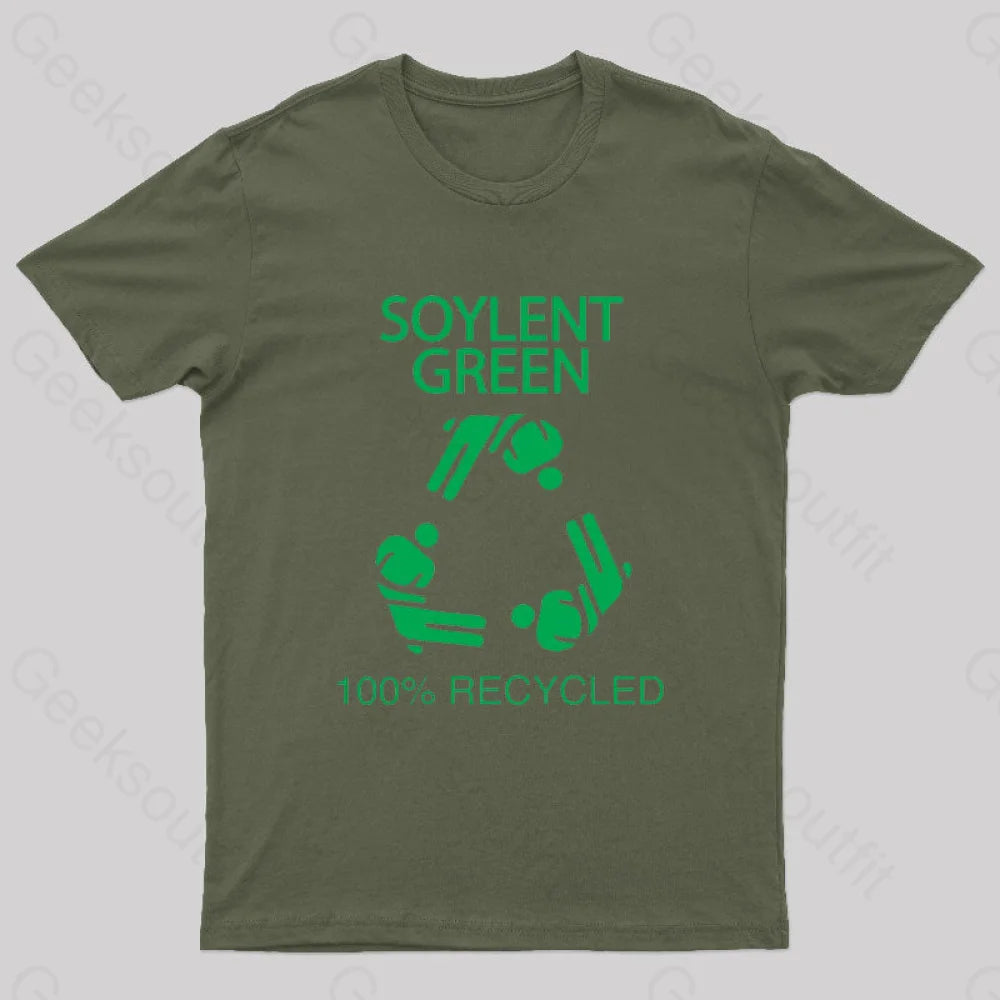 Soylent Green 100% Recycled Nerd T-ShirtCollege T-Shirts