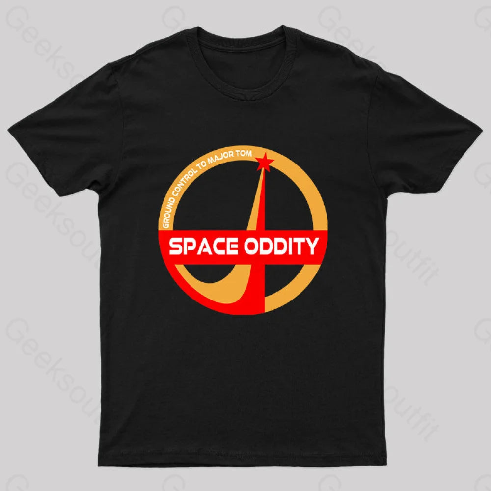 Space Oddity David Bowie Geeks T-ShirtCotton T-Shirts