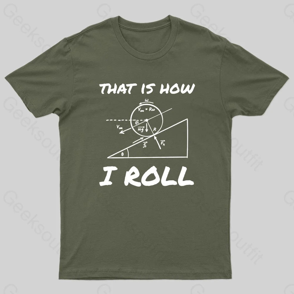 This Is How I Roll Nerd T-ShirtPrinted T-Shirts