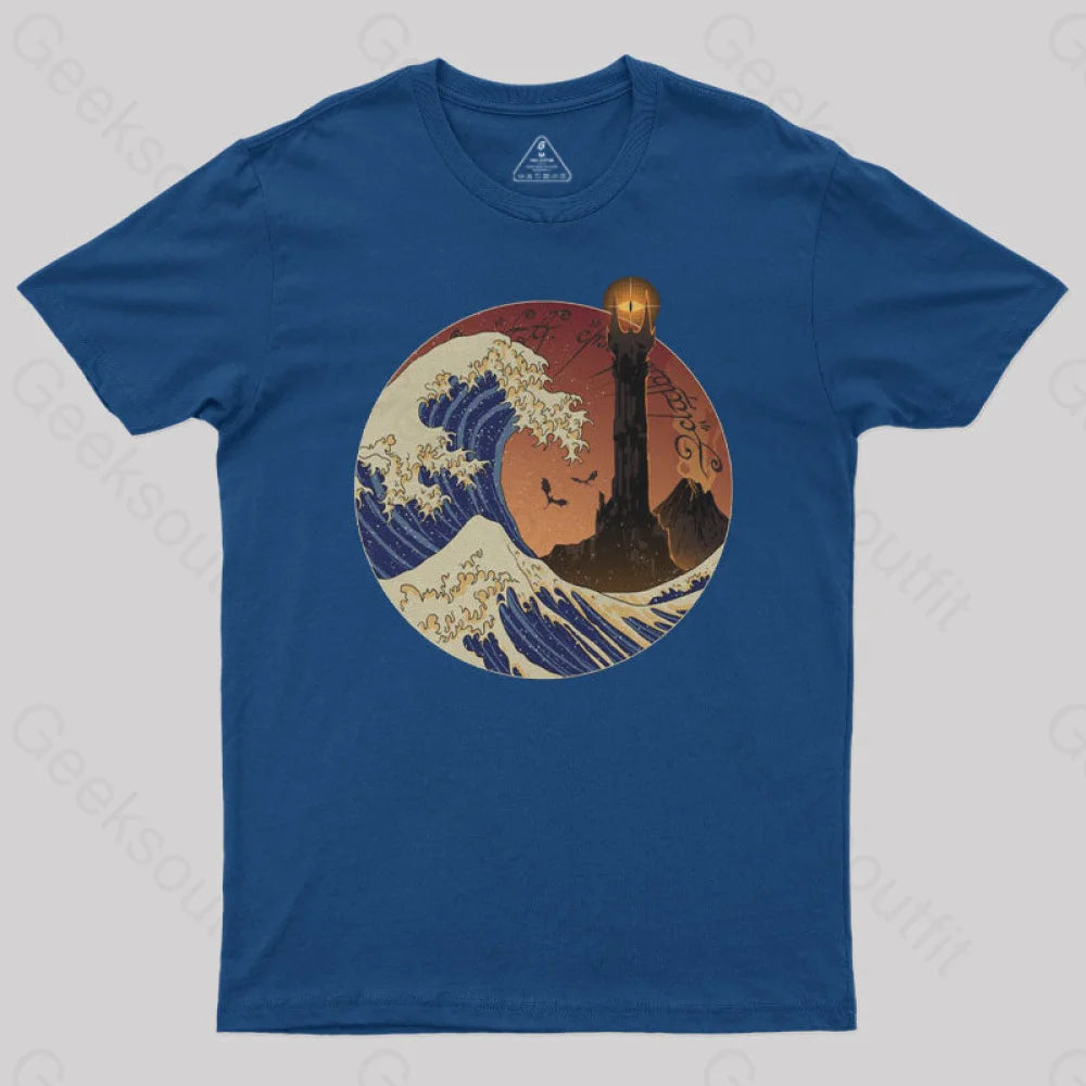 Tower Wave Geek T-ShirtWork T-Shirts