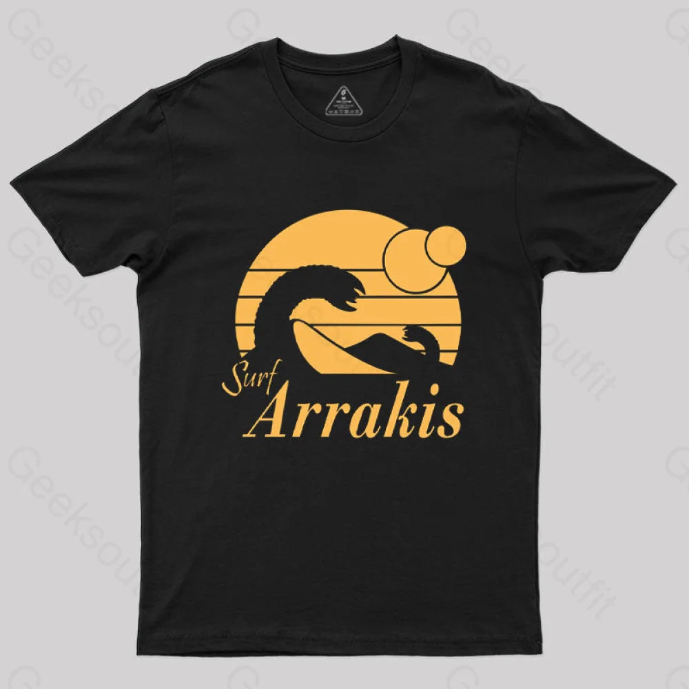 Visit Arrakis Surf Desert Planet T-ShirtSports Team T-Shirts