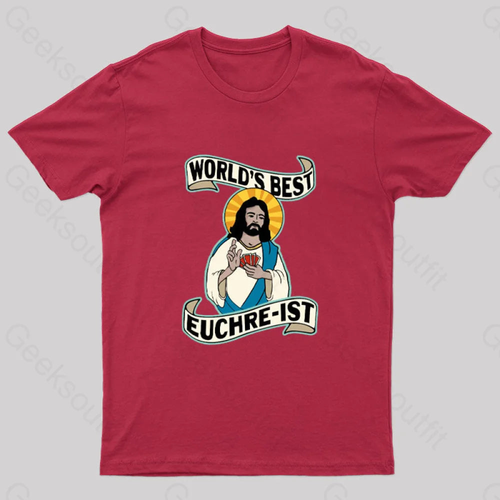 World's Best Euchre-Ist Geek T-ShirtCasual T-Shirts