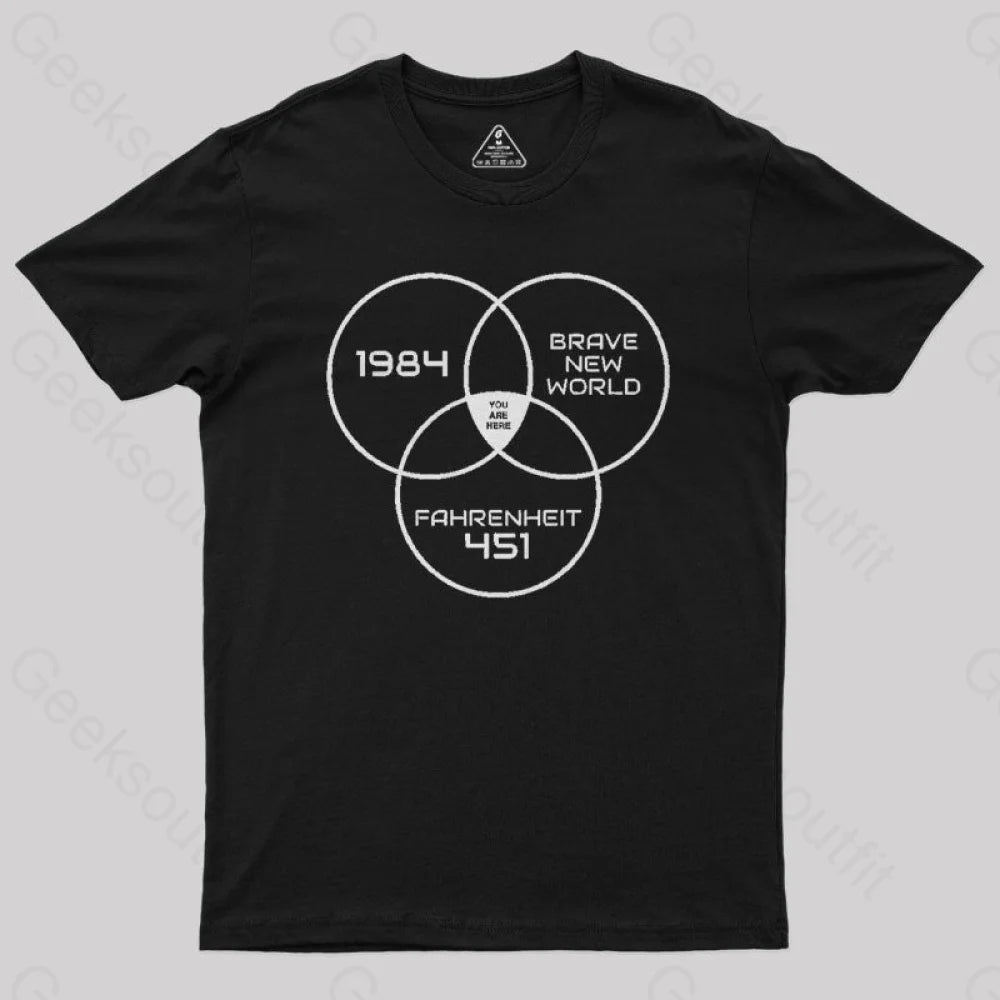 You Are Here Dystopian Geek T-ShirtSlim Fit T-Shirts