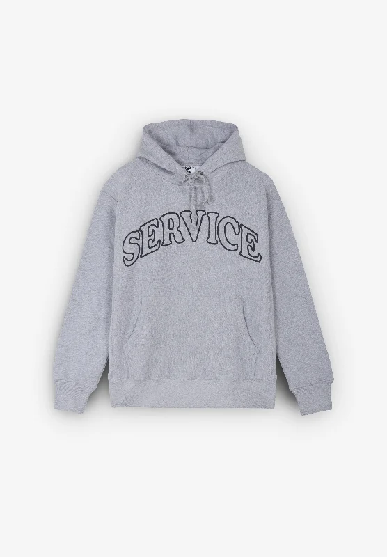 Designer SweatshirtsSERVICE WORKS | SERVICE ARCH LOGO HOODIE