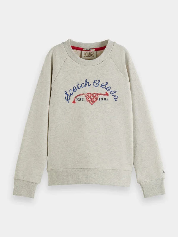 Plush HoodiesKids - Regular-fit embroidered sweatshirt