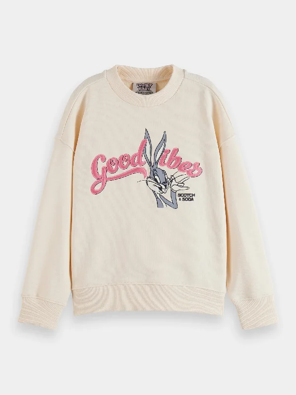 Button-Up SweatshirtsKids - Looney Tunes x Scotch & Soda loose-fit artwork sweatshirt