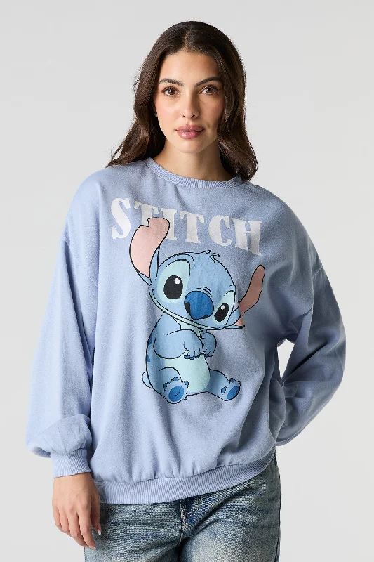 Painted HoodiesStitch Graphic Fleece Sweatshirt