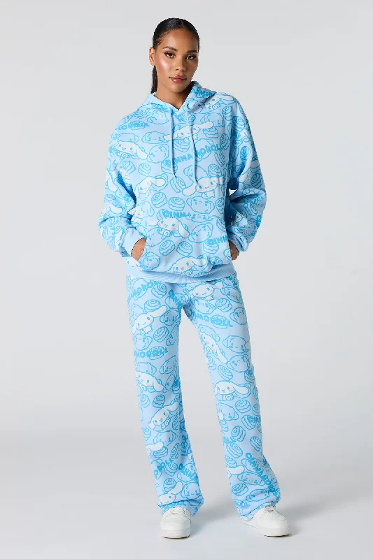 Rainproof HoodiesCinnamoroll Print Fleece Sweatpant