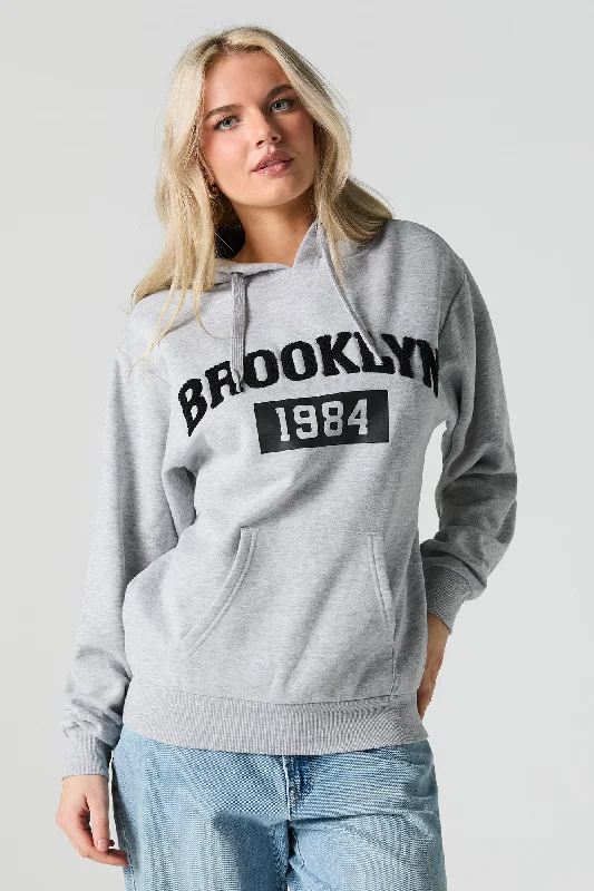 Camo HoodiesBrooklyn Chenille Embroidered Fleece Hoodie