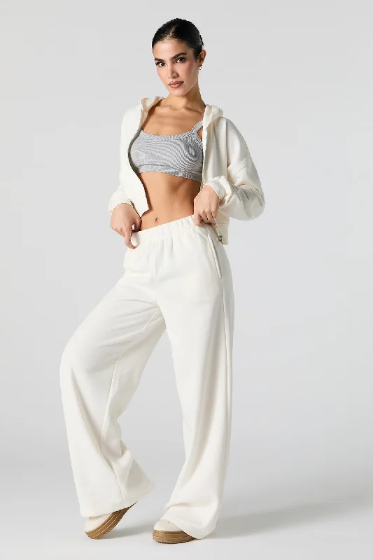 Cashmere HoodiesFleece Wide Leg Sweatpant