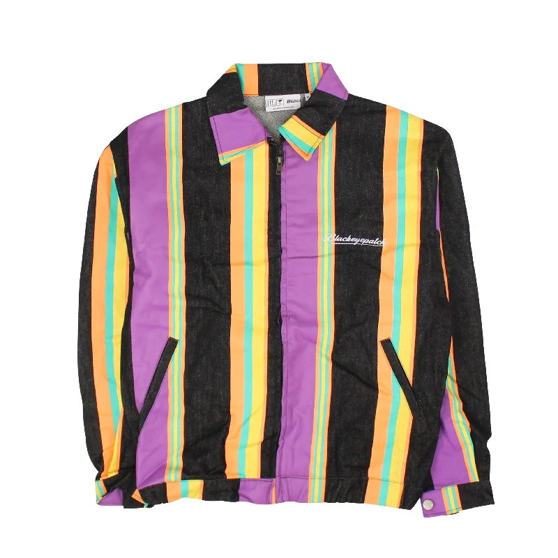 Ralph LaurenBlackeyepatch Striped Denim Jacket - Black