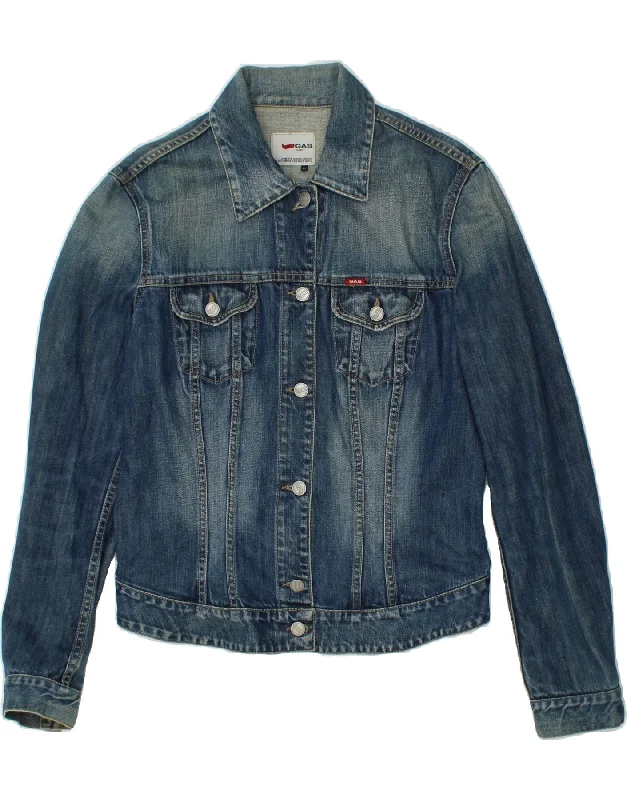 Denim tightGAS Womens Denim Jacket UK 18 XL Blue Cotton