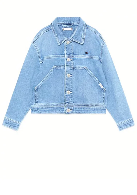 Denim skirtTommy Hilfiger Girl Denim Trucker Jacket, Light Denim