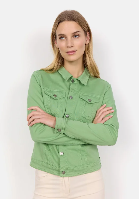 Denim dyeingSoyaconcept Erna Denim Jacket, Green