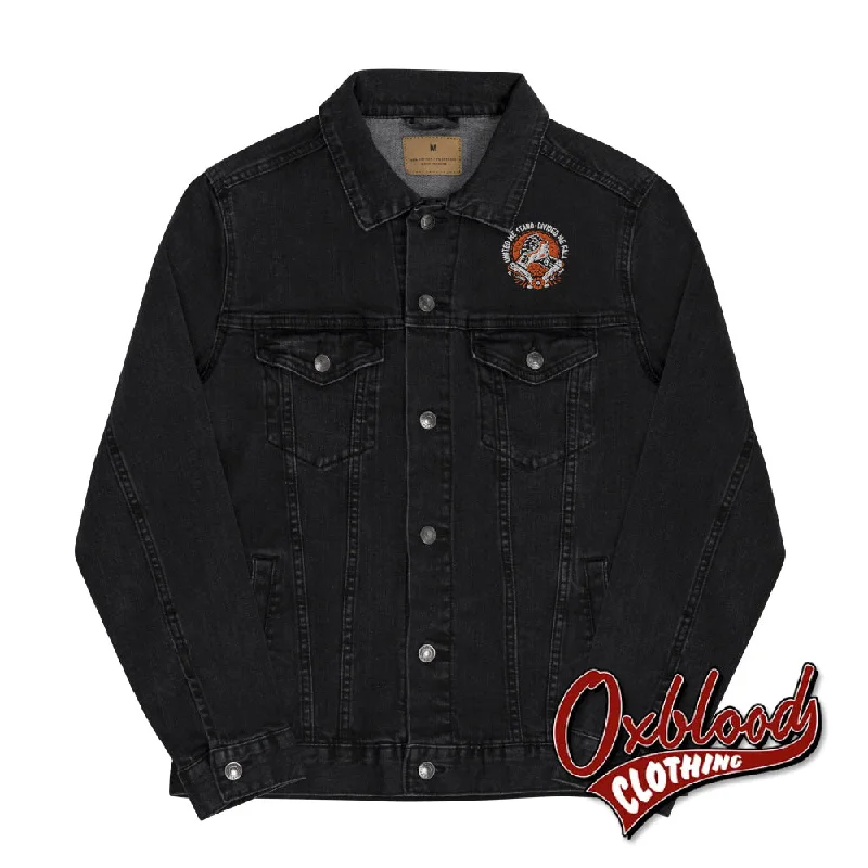 Cowboy bagUnited We Stand Divided We Fall Denim Jacket - Anti-Racist Jacket