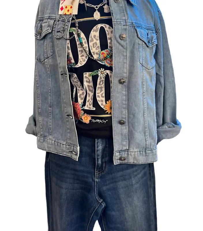 Denim with shirtWomen's Daily Denim Jacket