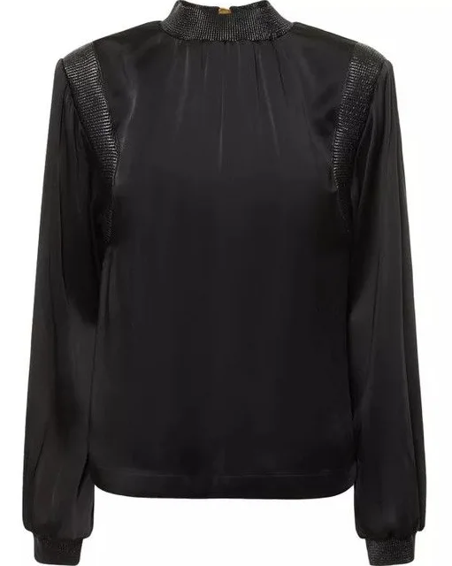 Tom Ford Womens Long Sleeve Blouse In Black