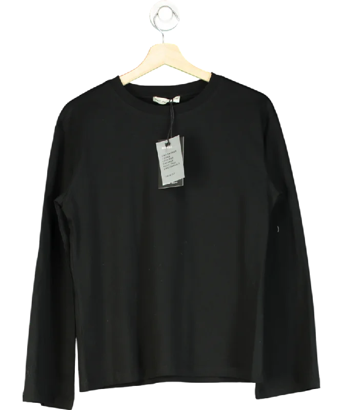 wat the brand Black Long Sleeve Top UK 8